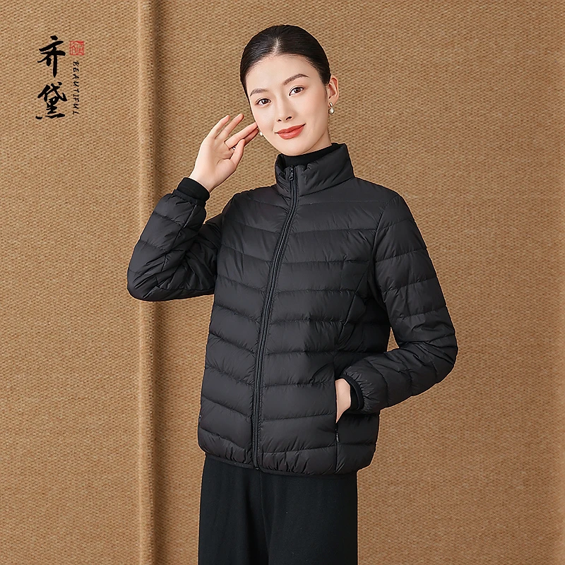 高端品牌羽绒服女官方旗舰店2025冬季新款加厚保暖棉服鸭绒服外套