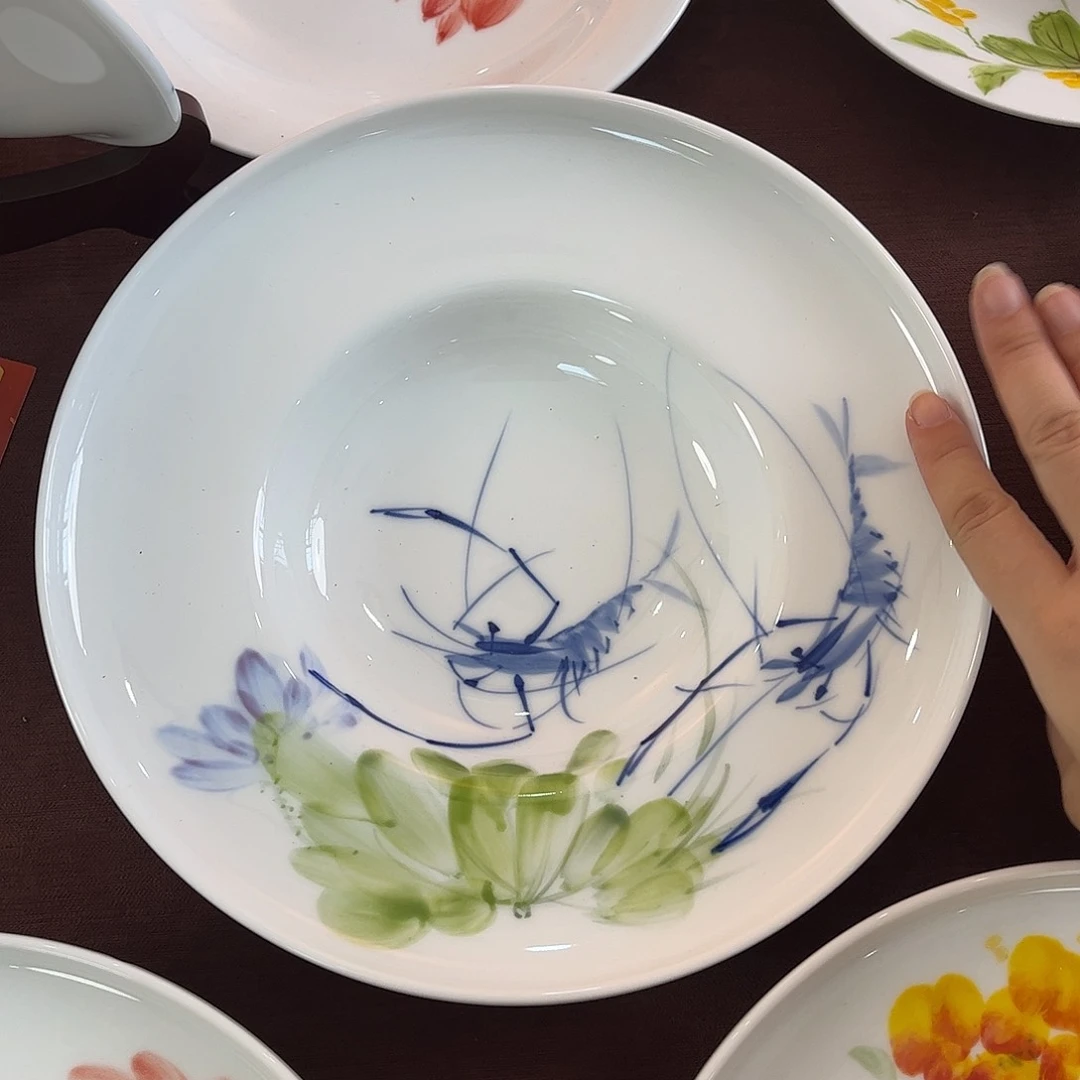 陶瓷景德镇陶瓷手绘餐具