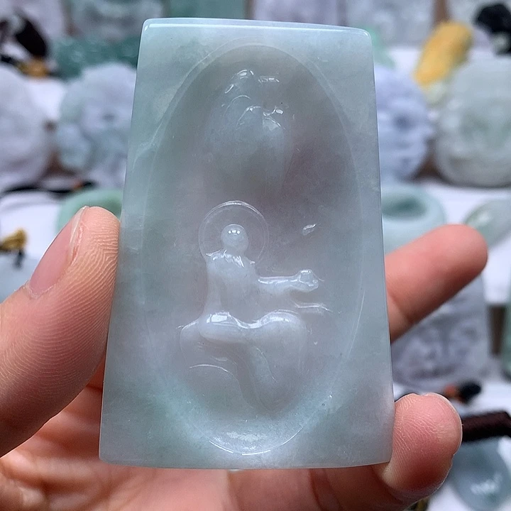 翡翠未镶嵌颈饰悟道福利