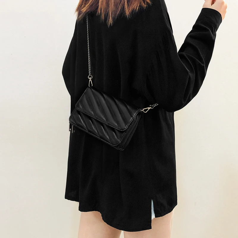 高级感小包包女夏小众2025新款潮质感百搭时尚简约链条单肩斜挎包