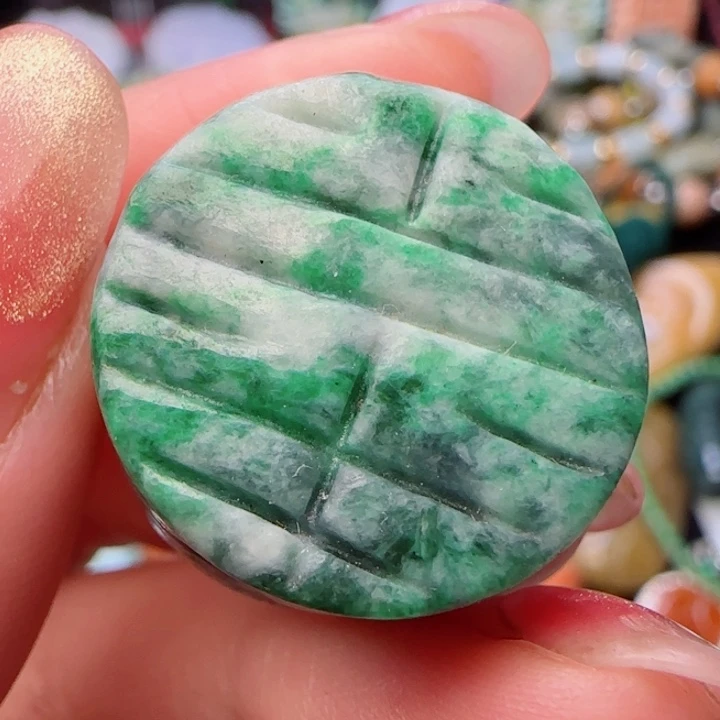 翡翠颈饰未镶嵌天然A货43