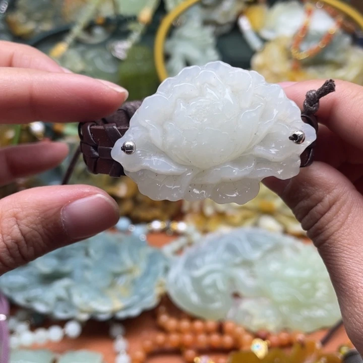 蛇纹石玉手牌合金