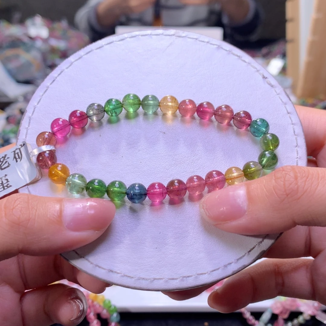 【闪购商品】未镶嵌手串碧玺活*6.8mm净体