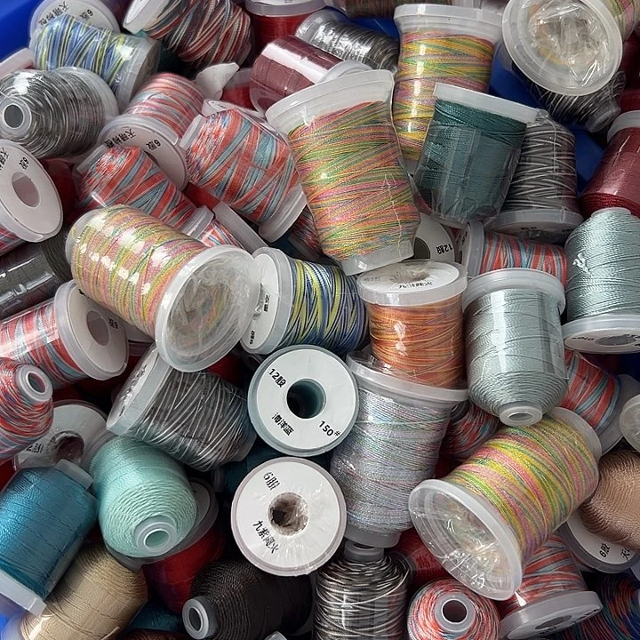 棉12股纯色股线盲盒10卷到手