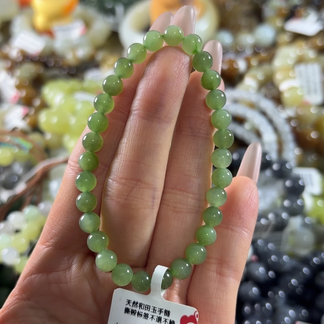 和田玉未镶嵌手串125