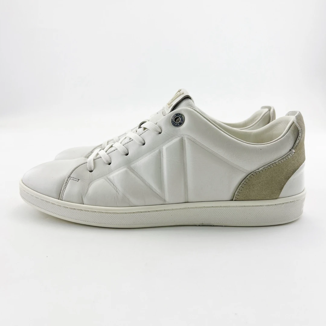 95新 LouisVuitton/路易威登 41码/白色菱格纹板鞋/15454228