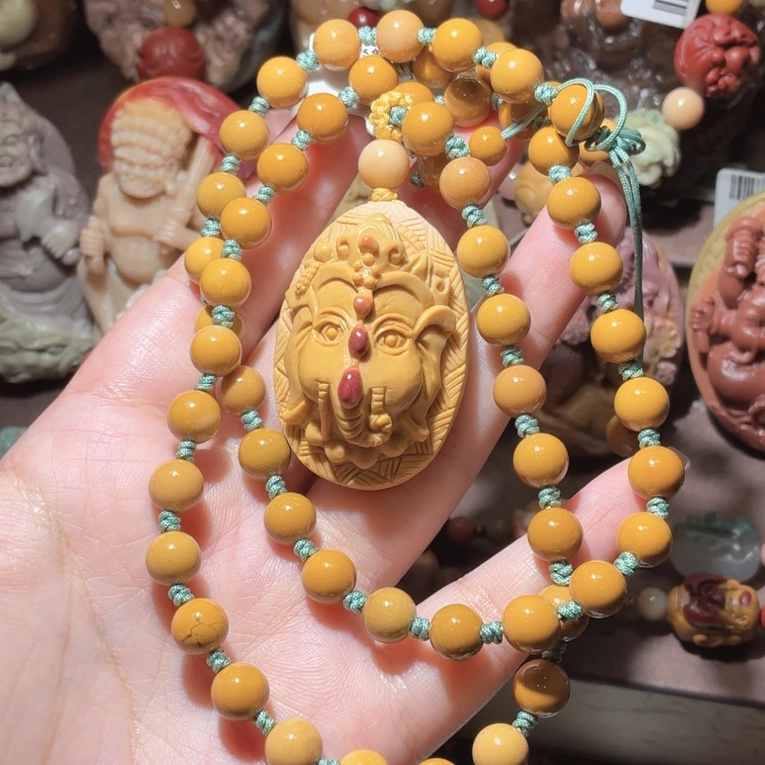 普***普定制石英质玉未镶嵌项链91