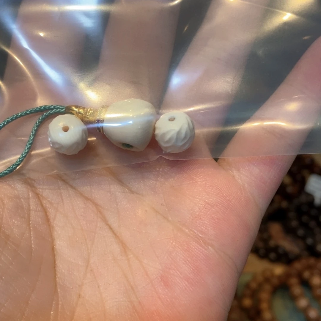 岚***切贡木手串/手链牙牙三个
