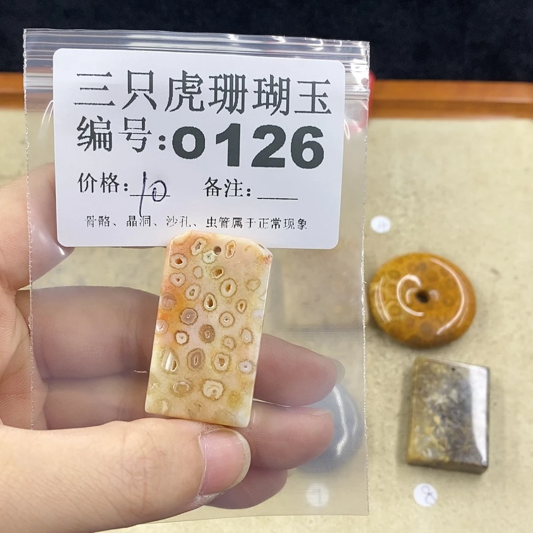 硅化珊瑚（珊瑚玉）1未镶嵌哦*