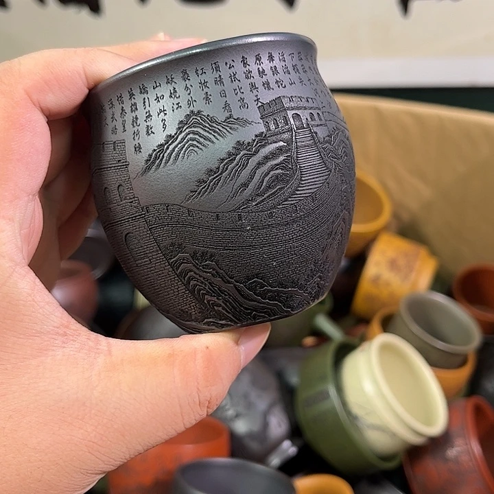 茶杯紫砂全手工紫砂主人杯
