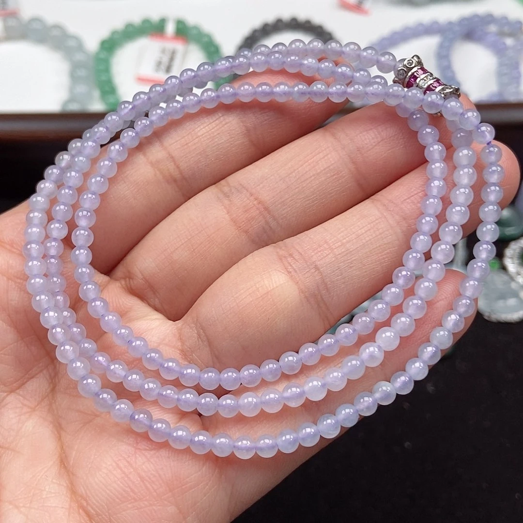 翡翠未镶嵌手串卡3,6