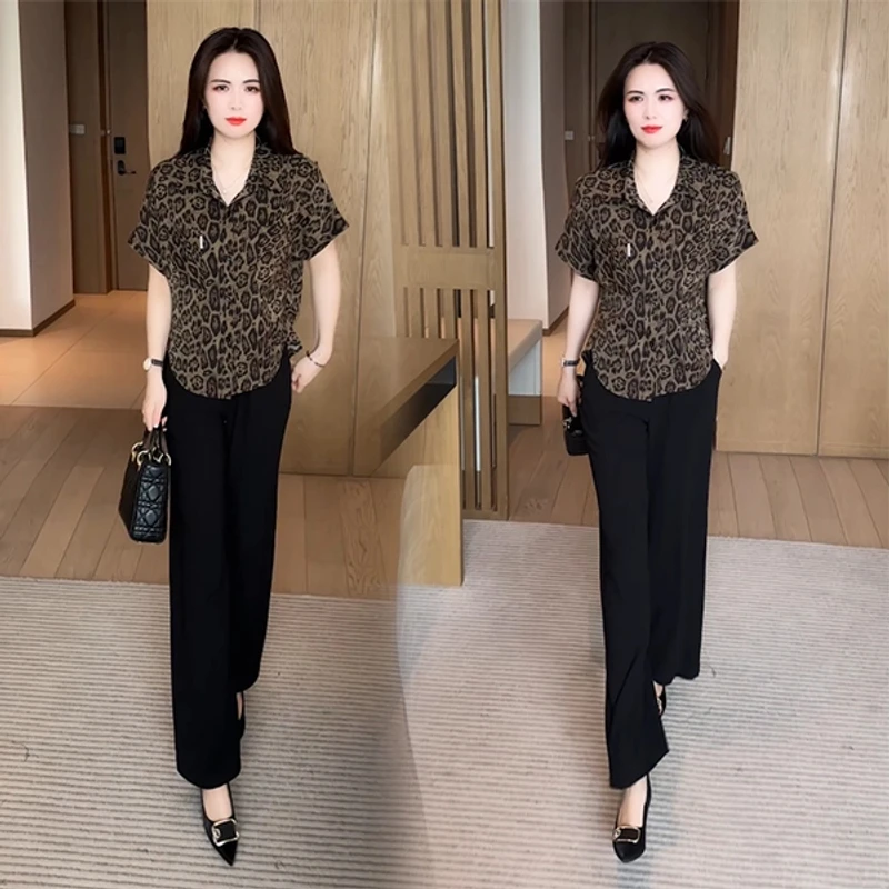 夏季穿搭衬衫休闲时尚洋气气质显瘦减龄女神短袖上衣小个子网红