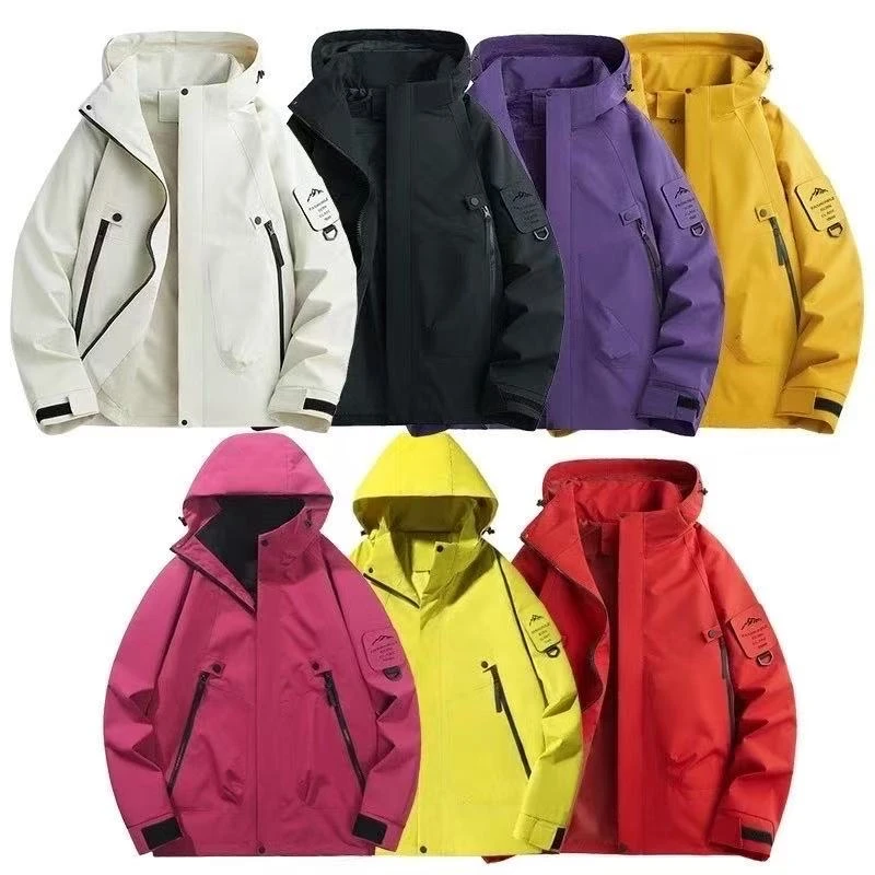 2518冲锋衣男女同款外套秋季新款防风防水运动情侣款登山服夹克H