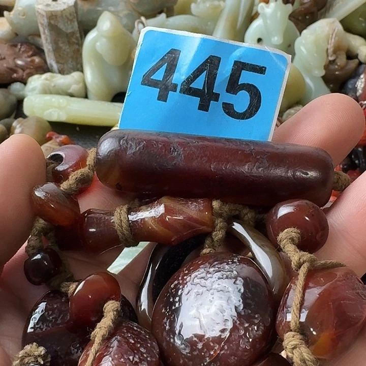 兰***曦玛瑙/玉髓未镶嵌颈饰