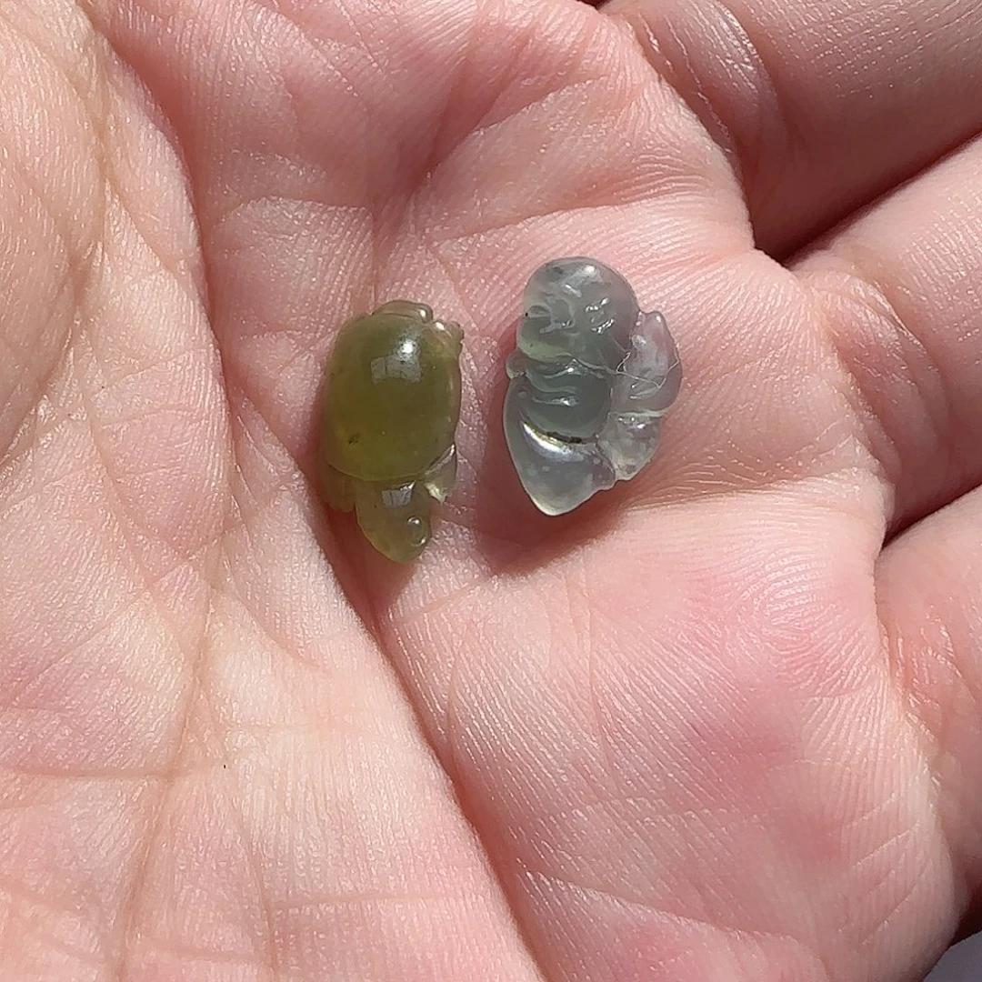 茉***莉未镶嵌定制翡翠天然翡翠