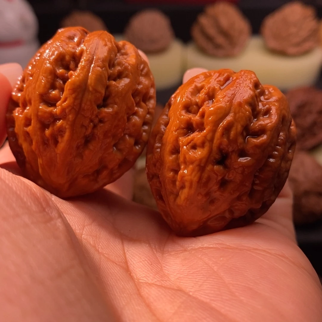 文玩核桃把件核桃39瑕疵阴皮