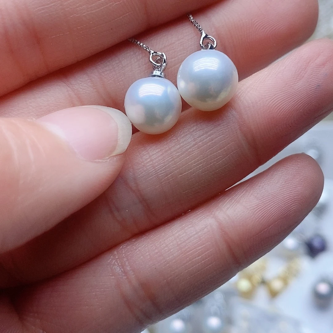 未镶嵌耳钉淡水珍珠