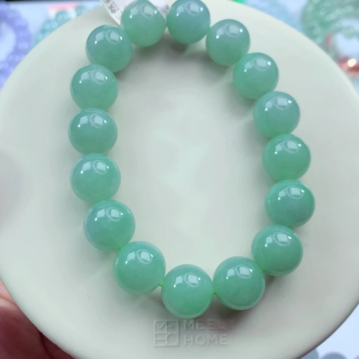 翡翠未镶嵌手链卡12.4