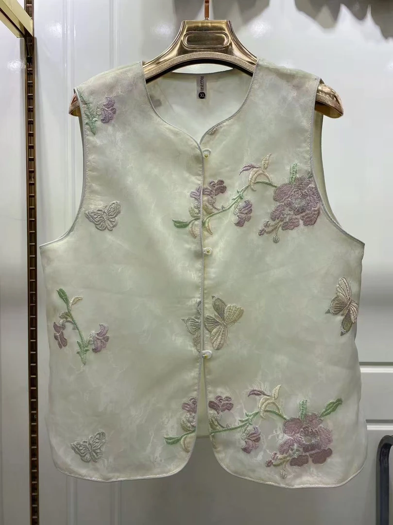 蝴蝶中国风女士马甲(02)