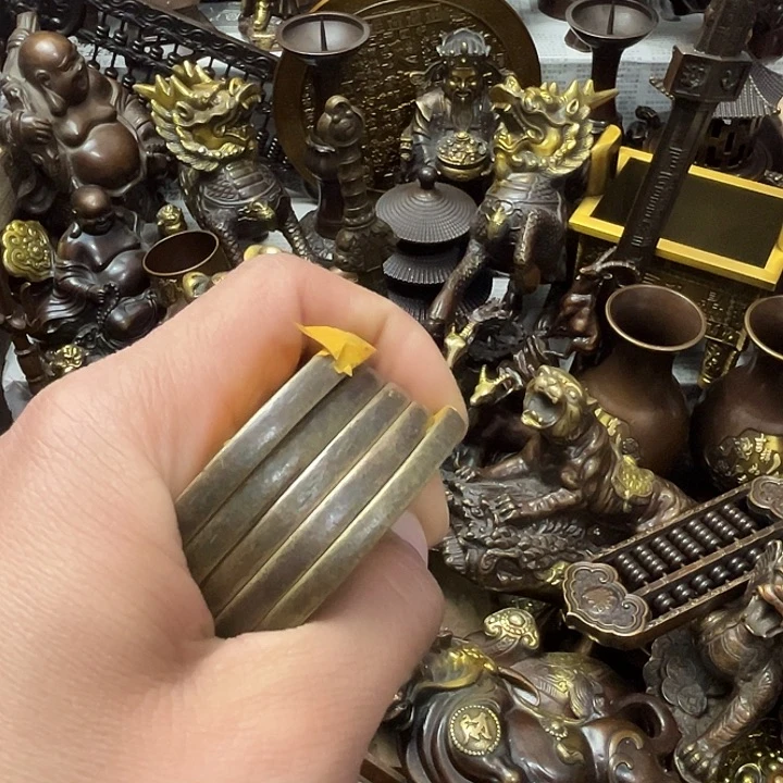 顺顺利利，铜器摆件