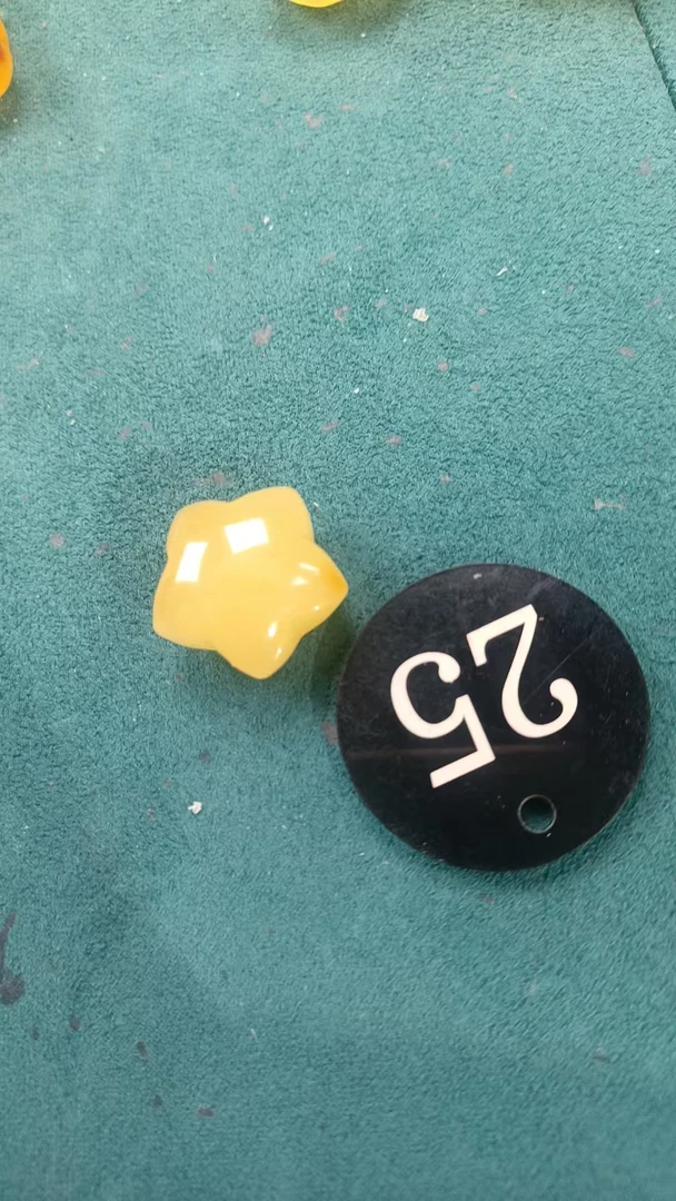 天然原矿蜜蜡星星