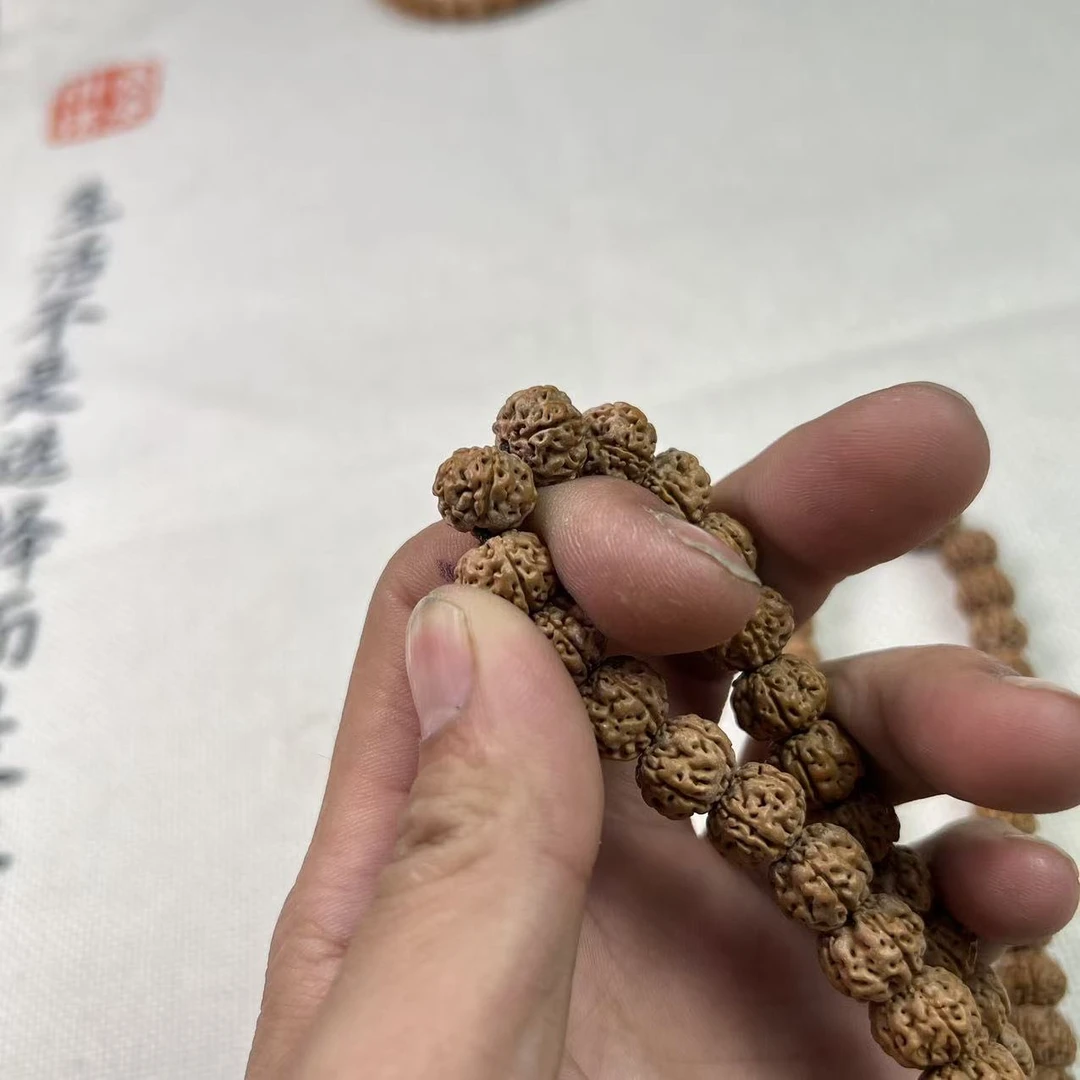 金刚菩提珠串小金刚肉龙小金豆脖挂 11mm左右