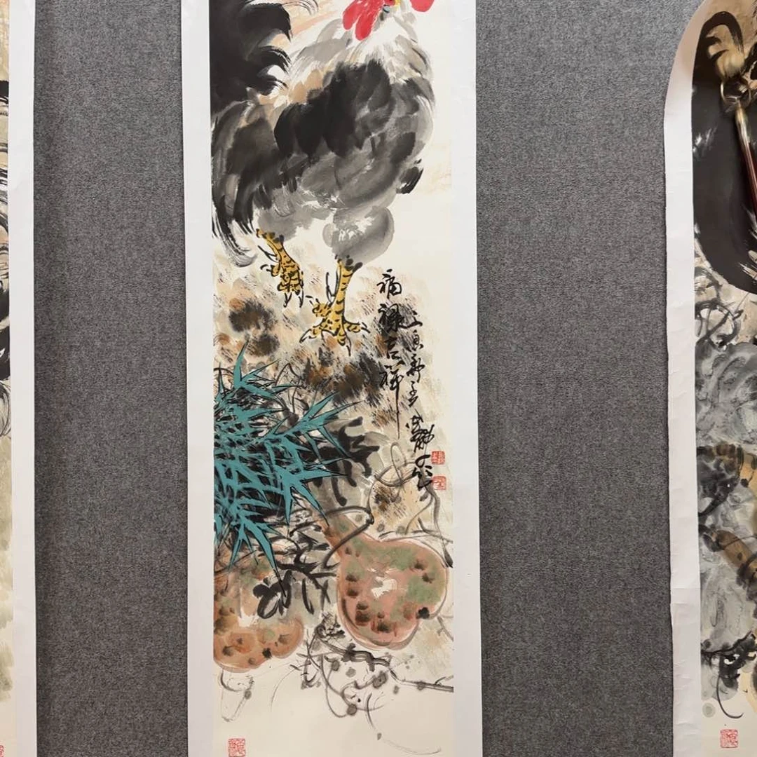 国画娄鹏老师手绘作品