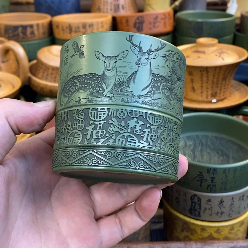 【闪购商品】紫砂杯子宜兴全手工紫砂杯