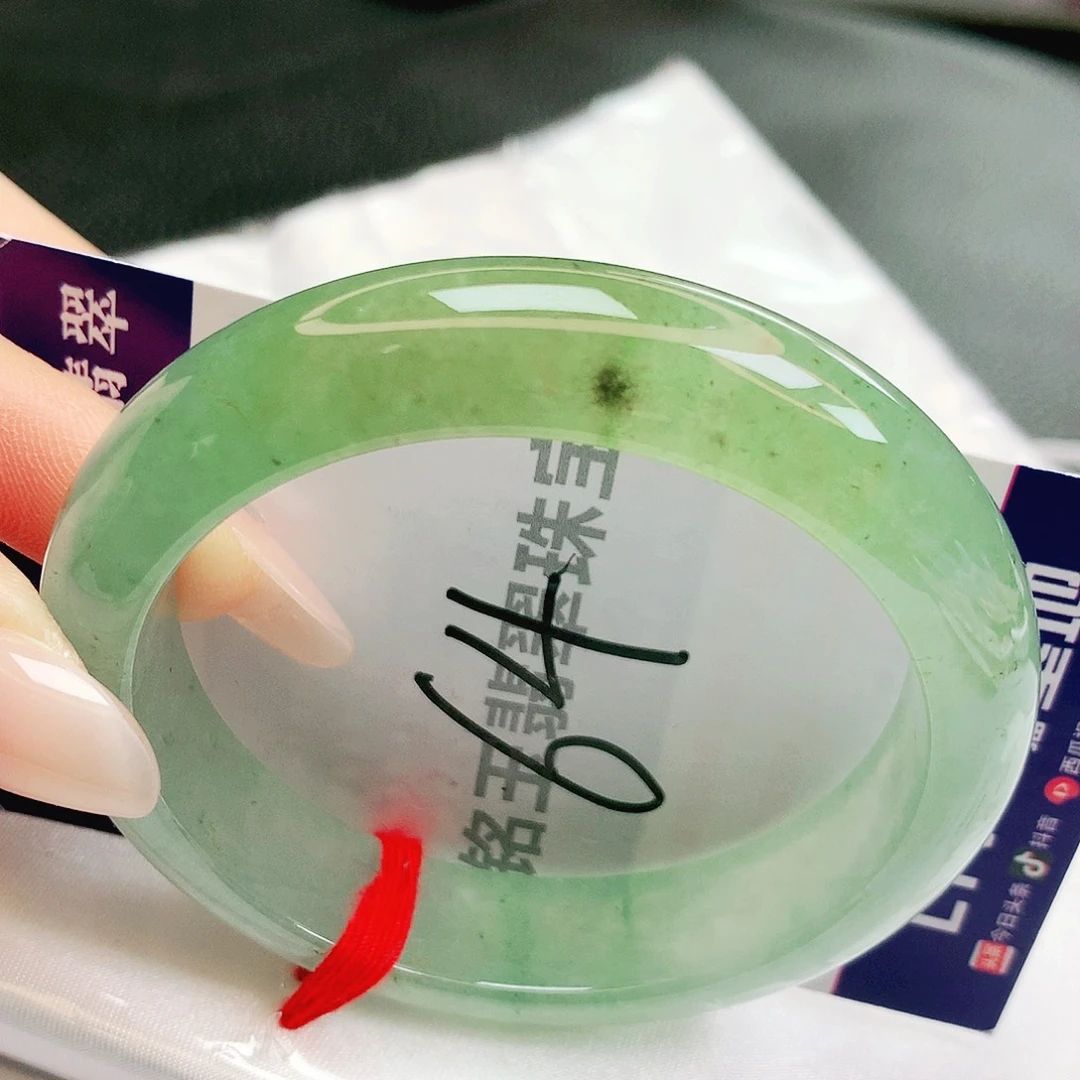 翡翠未镶嵌手镯缅甸天然a货翡翠手镯