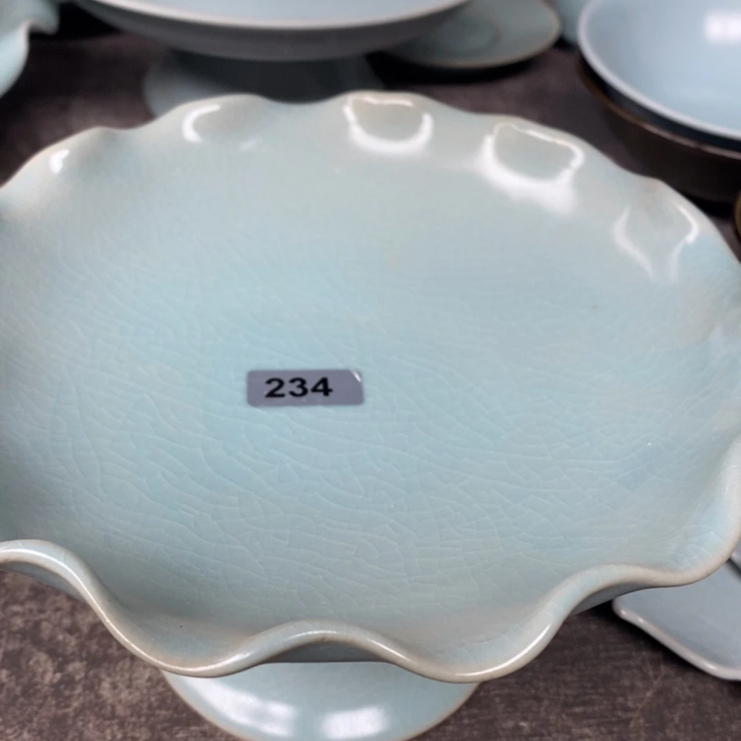 乂***.陶瓷摆件抱朴汝瓷仿古微瑕