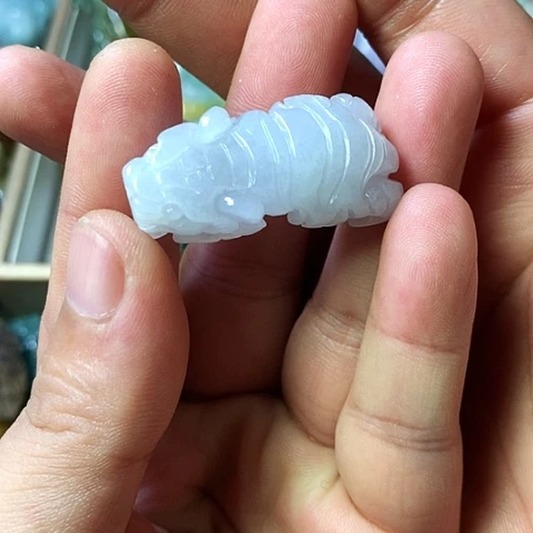 颈饰未镶嵌翡翠福豆豆珠宝翡翠颈饰