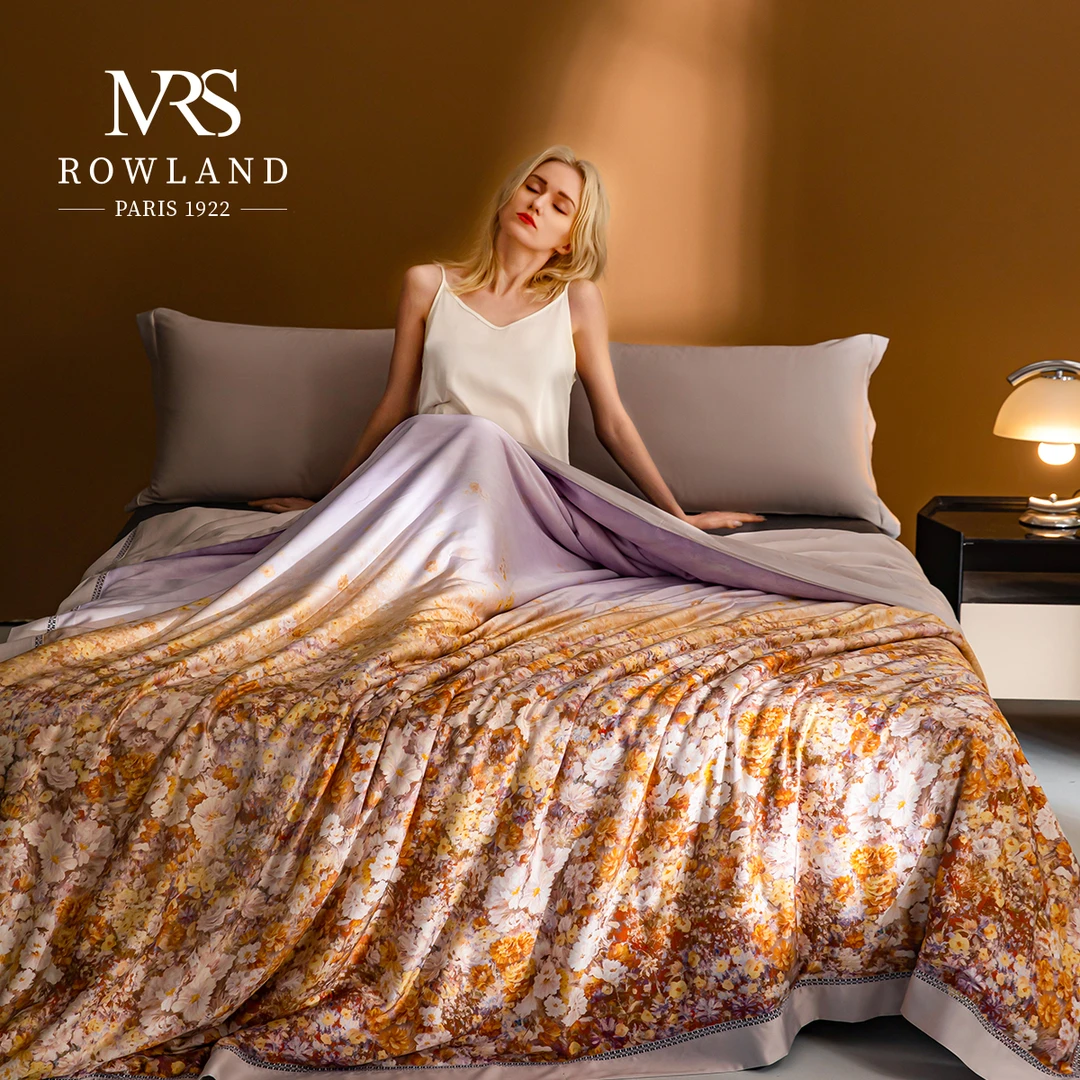 奥莱款MRS.ROWLAND/罗兰夫人法国进口Eiffel系列泰国黄金桑蚕丝