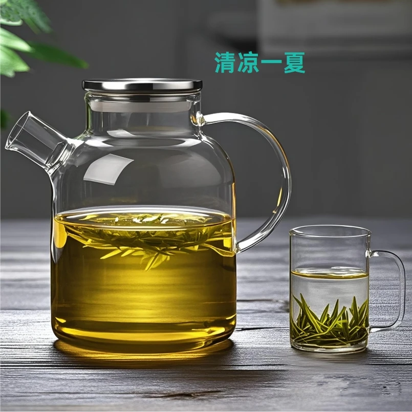 茶具家用泡茶壶耐热煮茶壶大容量冷水壶家用壶耐热凉水杯
