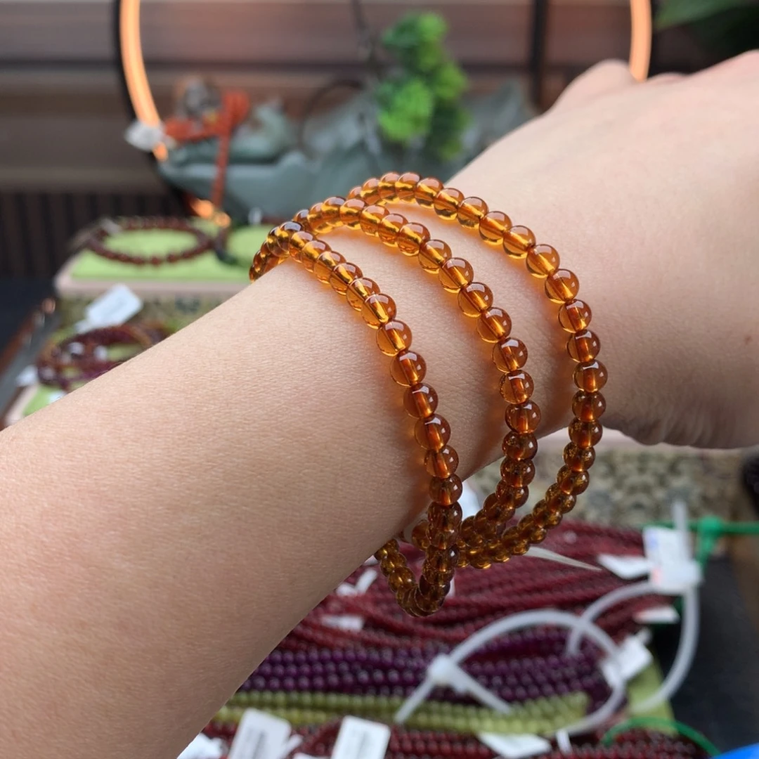 石榴石未镶嵌手串手串4.8