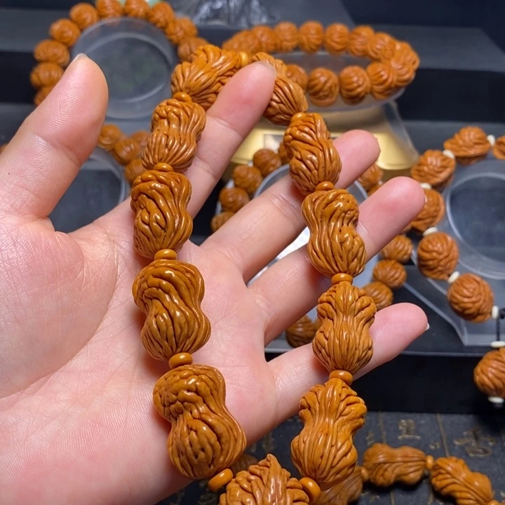 桃核手串花生手持