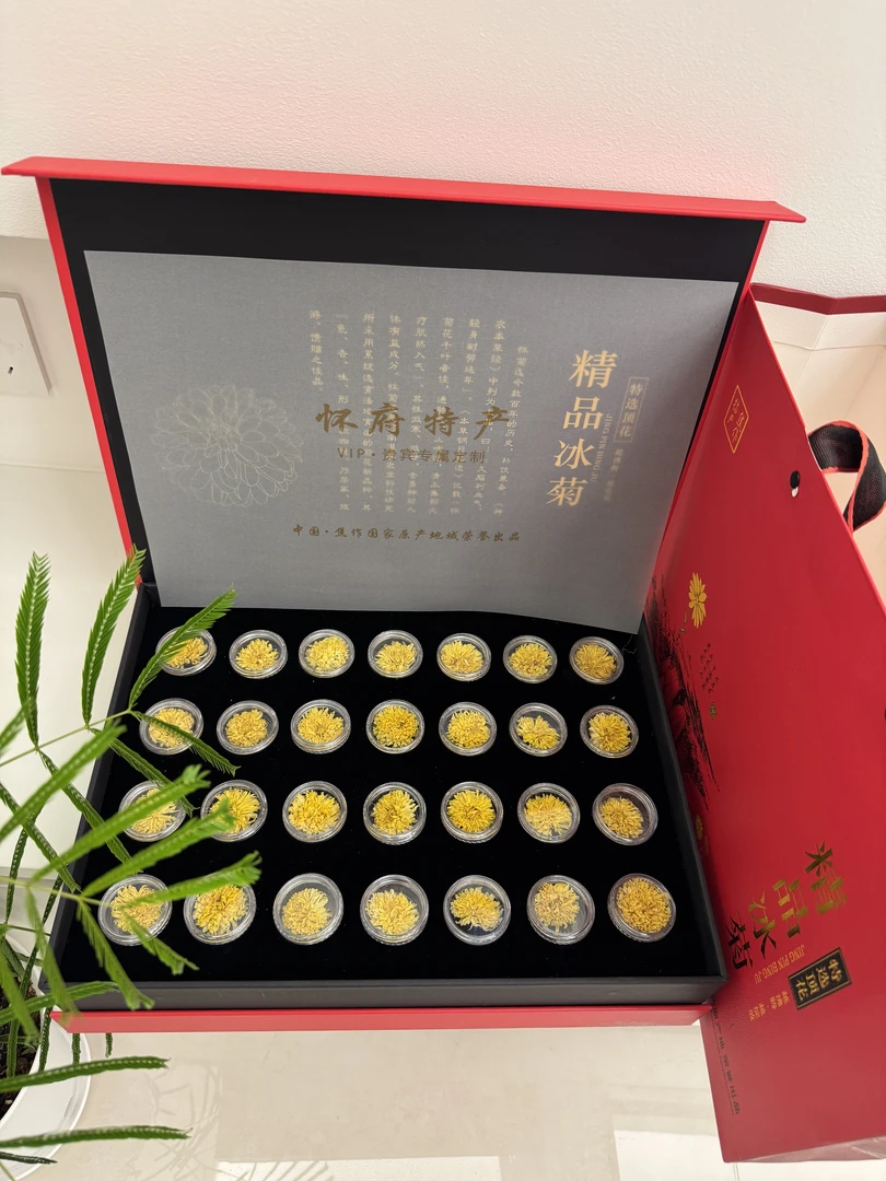 河南焦作冰菊清热养生下火菊花茶独立包装正品黄菊花