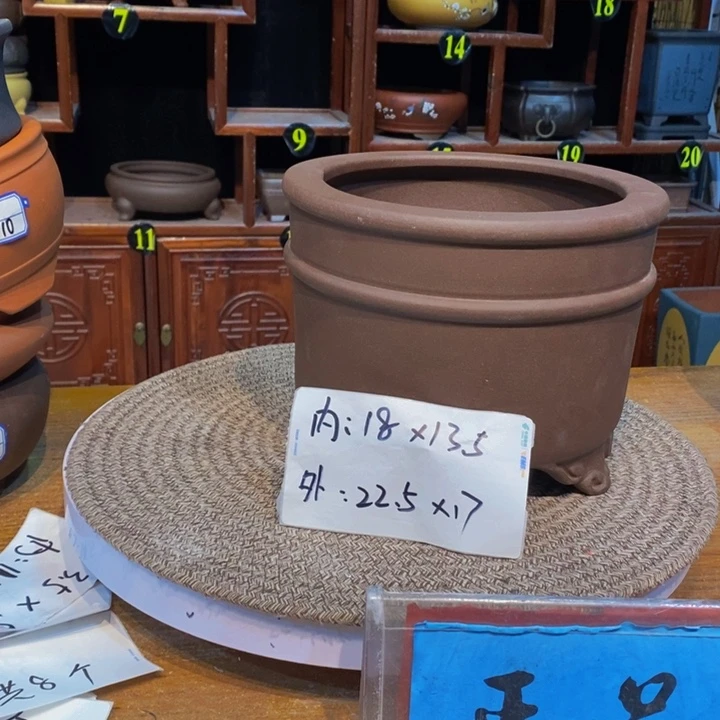 紫砂花盆紫砂紫砂