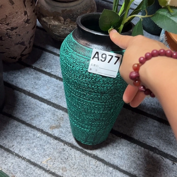 粗陶盆默认打孔高28口10