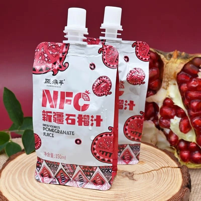 新疆喀什鲜榨NFC石榴汁非浓缩原浆健康营养饮料
