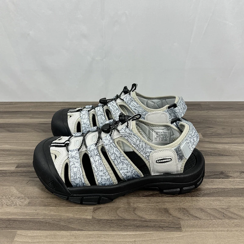 夏季男女户外包头凉鞋女沙滩鞋透气速干轻便软底减震溯溪鞋涉水鞋