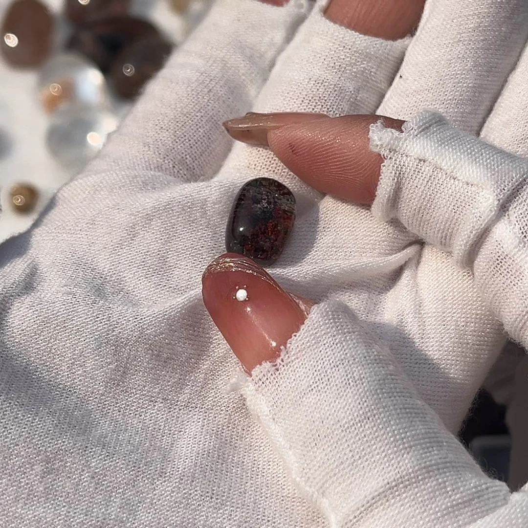 水晶手链未镶嵌嗡**?小四季蛋面
