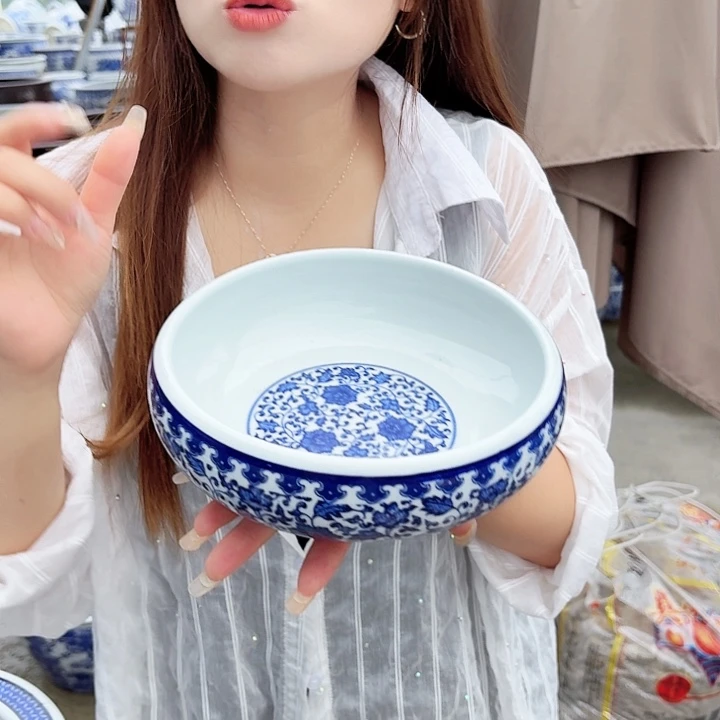 瓷片直径20厘米高6……