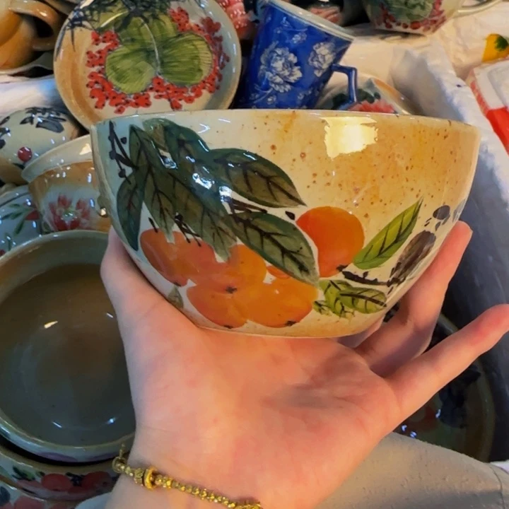 瓷片景德镇陶瓷手工手绘