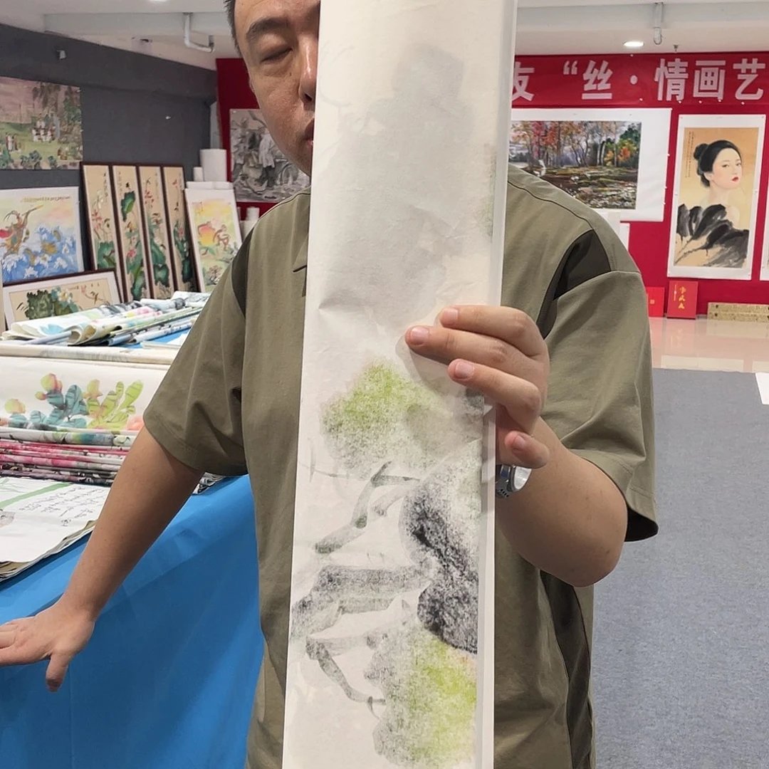 国画今天早上起来发现