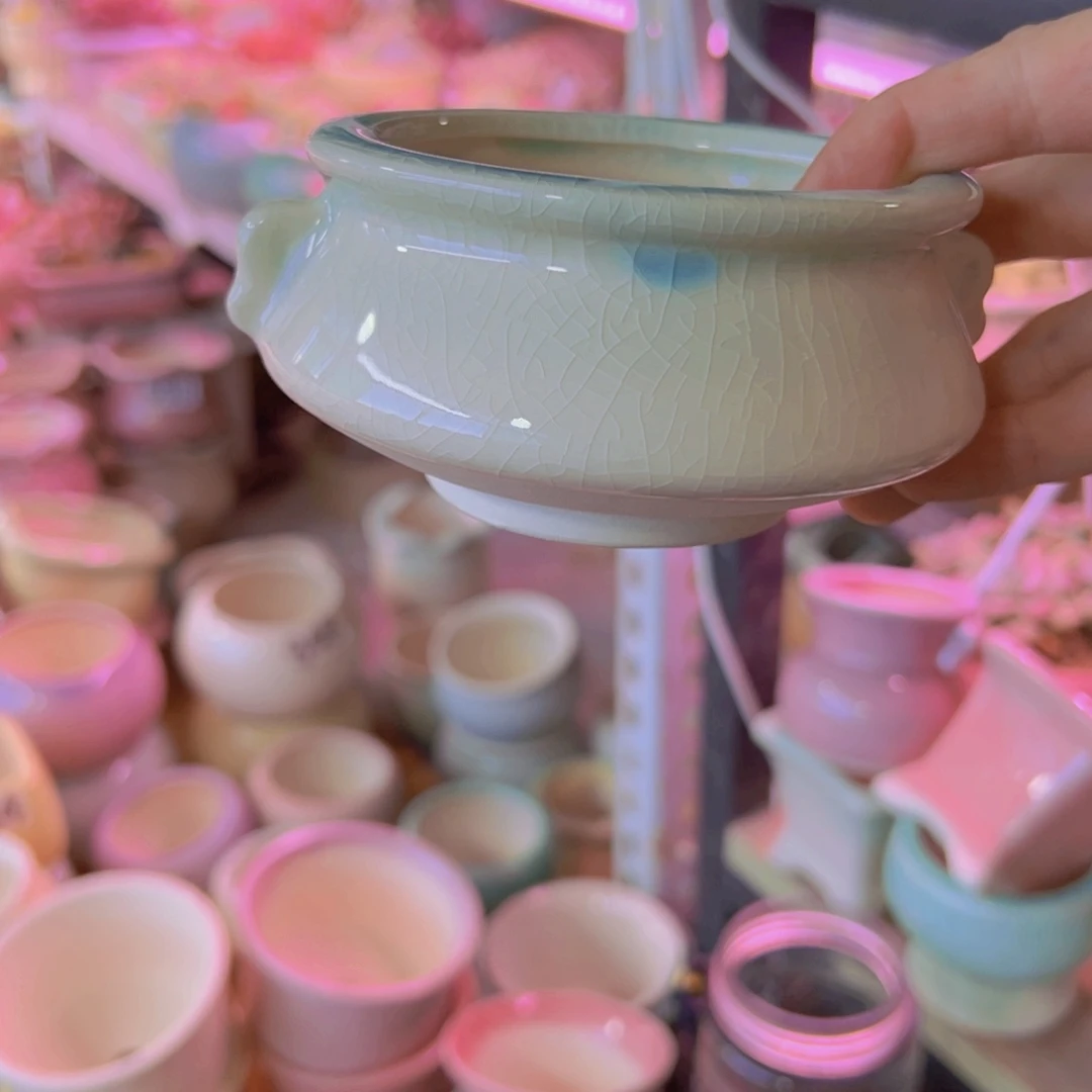 陶瓷花盆当场凑满12包邮