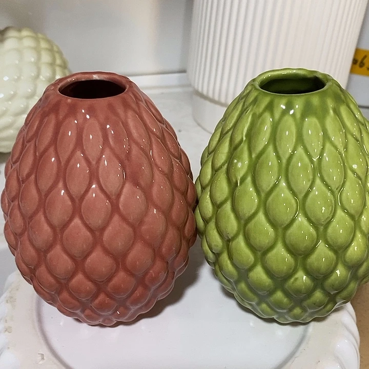 陶摆件陶盆有孔 瑕疵介意勿拍