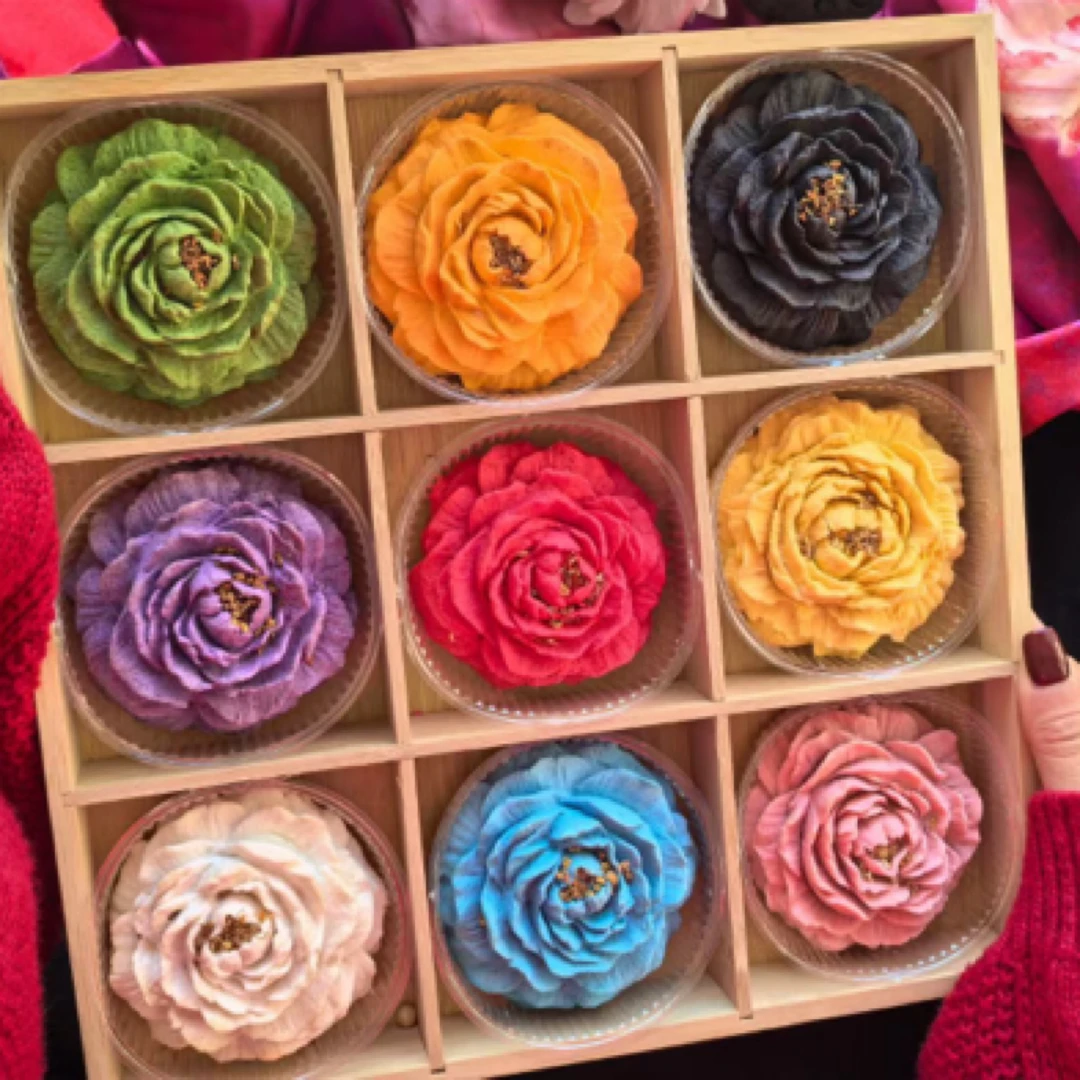 木子诺糕点国色芳华牡丹洛阳牡丹花送礼送父母长辈朋友客户