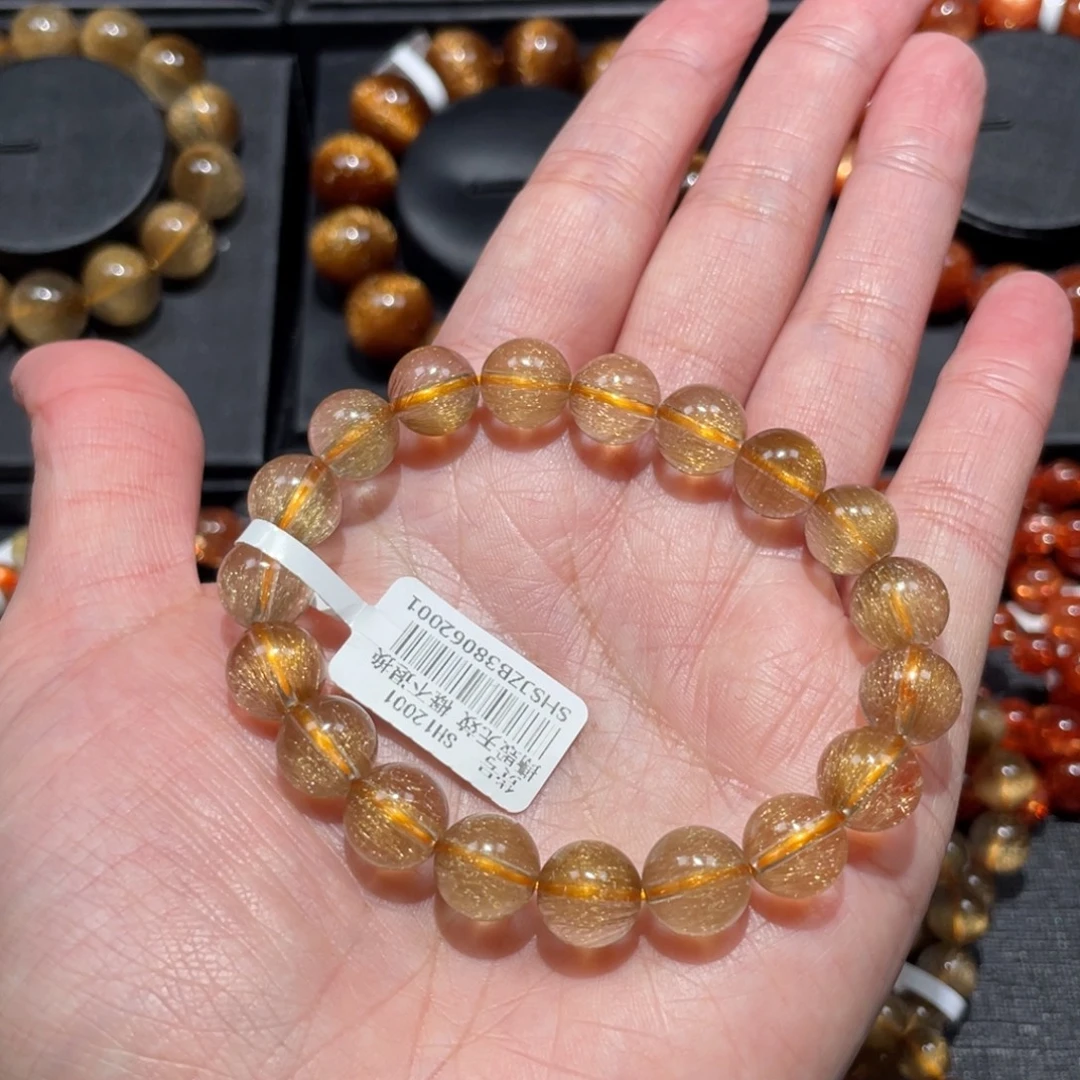 水晶手链未镶嵌金发10mm