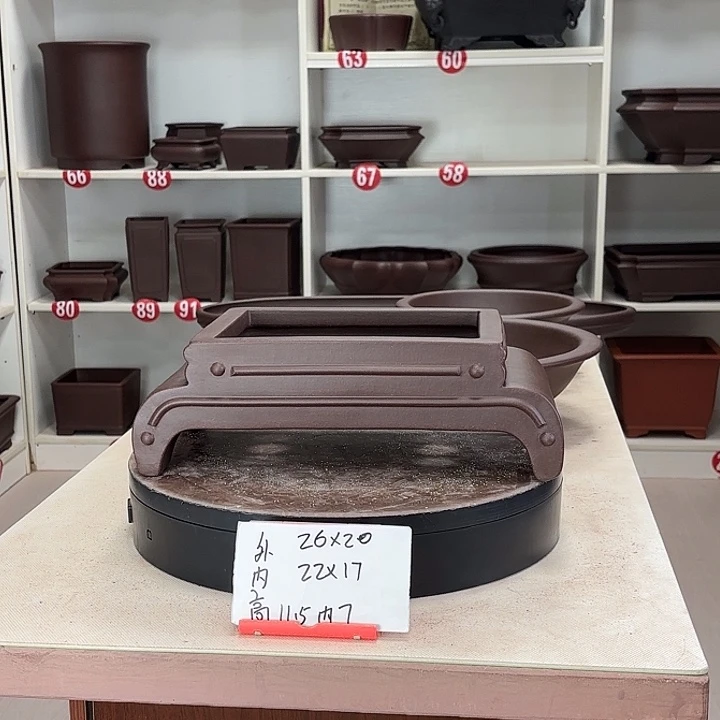 紫砂花盆中号汉台