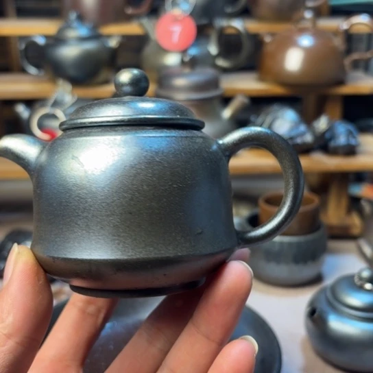 壶庄诚柴烧坭兴陶壶180（